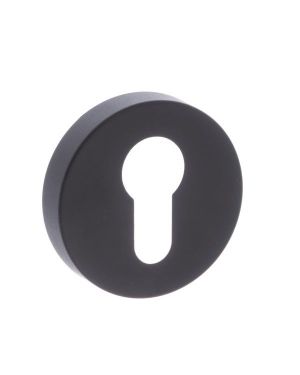 Click Here To Enlarge This Photo Of Atlantic - S4ESCERMB STATUS Euro Escutcheons on S4 Round Rose - Matt Black