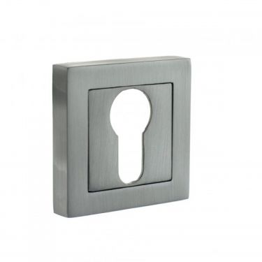 Click Here To Enlarge This Photo Of Atlantic - S4ESCESSC STATUS Euro Escutcheons on S4 Square Rose - Satin Chrome