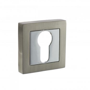 Click Here To Enlarge This Photo Of Atlantic - S4ESCESSNPC STATUS Euro Escutcheons on S4 Square Rose Sat.Nickel/Pol.Chrome