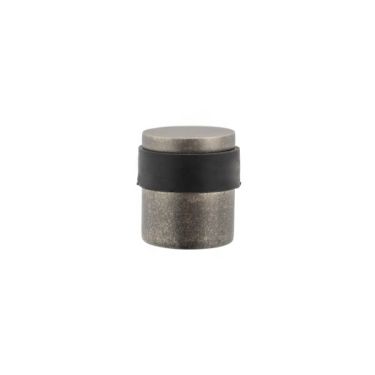 Click Here To Enlarge This Photo Of Atlantic - ADSCPDS Cylinder Premium Floor Mounted Door Stop - Distressed Silver