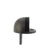 Atlantic - ADSHMPDS Half-Moon Premium Floor Mounted Door Stop - Distressed Silver