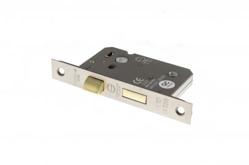 Click Here To Enlarge This Photo Of Atlantic - ALKBATH3MBN Mortice Bathroom Lock [CE] 3" - Matt Gun Metal