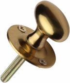 BT5-PB Heritage Brass Oval Thumbturn without Bolt Polished Brass Finish