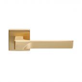 FH5SB - Carlisle Brass Manital 'Flash' Lever on Square Rose Satin Brass