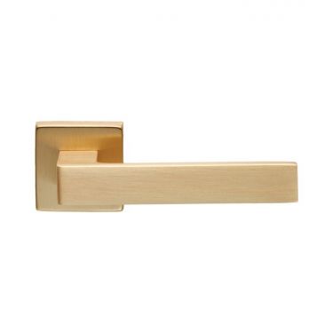 Click Here To Enlarge This Photo Of TC5SB - Carlisle Brass Manital 'Techna' Lever on Budget Square Rose Satin Brass