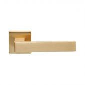 TC5SB - Carlisle Brass Manital 'Techna' Lever on Budget Square Rose Satin Brass