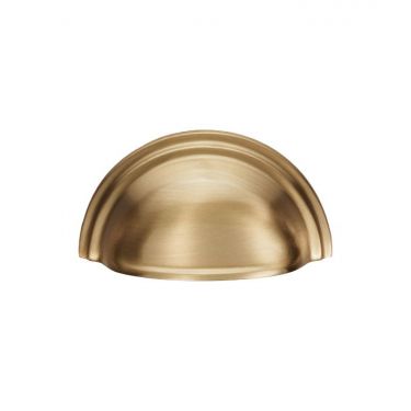 Click Here To Enlarge This Photo Of C47SB - Carlisle Brass Fingertip Design Victorian Cup Pull 76mm Satin Brass