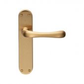 EL12SB - Carlisle Brass Manital 'Ibra' Latch Lever Handles Satin Brass