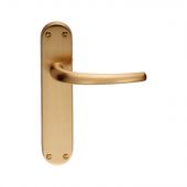 EL32SB - Carlisle Brass Manital 'Lilla' Latch Lever Handles Satin Brass