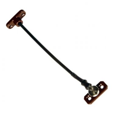 Click Here To Enlarge This Photo Of JACKLOC Perma Permanent Swivel/Stud Window Restrictor Brown
