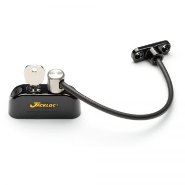 Click Here To Enlarge This Photo Of JACKLOC Pro-5 Lockable Cable Window Lock Black