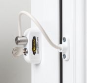JACKLOC Pro-5 Lockable Cable Window Lock White