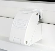 JACKLOC Titan Robust Folding Window Restrictor White