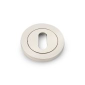 AW391PNPVD - Alexander & Wilks Escutcheon Standard Profile on 50x6mm Rose - Polished Nickel PVD