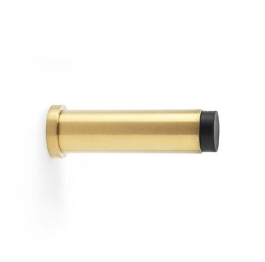 Click Here To Enlarge This Photo Of AW601-75-SBPVD - Alexander & Wilks Projection Cylinder Doorstop Plain 75x20mm - Satin Brass PVD