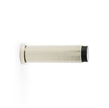 Click Here To Enlarge This Photo Of AW602-75-PNPVD - Alexander & Wilks Projection Cylinder Doorstop Reeded 75x20mm - Polished Nickel PVD
