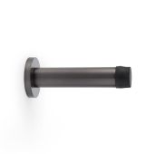 AW616DBZ - Alexander & Wilks Projection Cylinder Doorstop on Rose 80mm - Dark Bronze