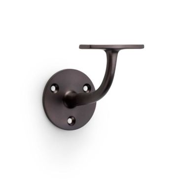 Click Here To Enlarge This Photo Of AW750DBZ - Alexander & Wilks Handrail Bracket (Heavy) 80mm projection - Dark Bronze