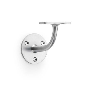 Click Here To Enlarge This Photo Of AW750SC - Alexander & Wilks Handrail Bracket (Heavy) 80mm projection - Satin Chrome