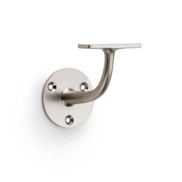 Click Here To Enlarge This Photo Of AW750SN - Alexander & Wilks Handrail Bracket (Heavy) 80mm projection - Satin Nickel