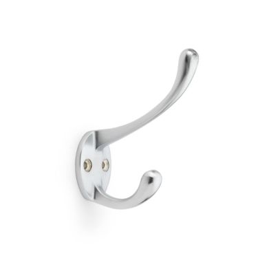 Click Here To Enlarge This Photo Of AW770SC - Alexander & Wilks Victorian Hat & Coat Hook 110mm - Satin Chrome