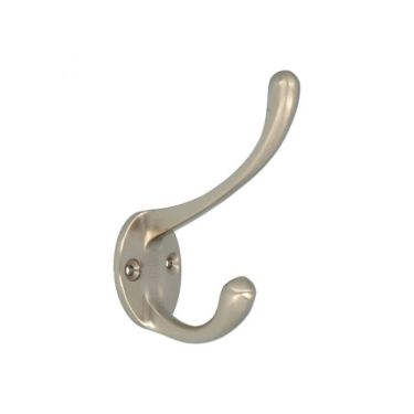 Click Here To Enlarge This Photo Of AW770SN - Alexander & Wilks Victorian Hat & Coat Hook 110mm - Satin Nickel