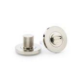 AW790PNPVD - Alexander & Wilks Thumbturn & Release Knurled on 50x6mm Rose - Polished Nickel PVD