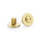 AW790SBPVD - Alexander & Wilks Thumbturn & Release Knurled on 50x6mm Rose - Satin Brass PVD