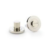 AW792PNPVD - Alexander & Wilks Thumbturn & Release Reeded on 50x6mm Rose - Polished Nickel PVD