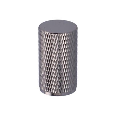 Click Here To Enlarge This Photo Of AW800-35-PN - Alexander & Wilks Brunel Diamond Knurled Cabinet Knob - Polished Nickel - 35mm