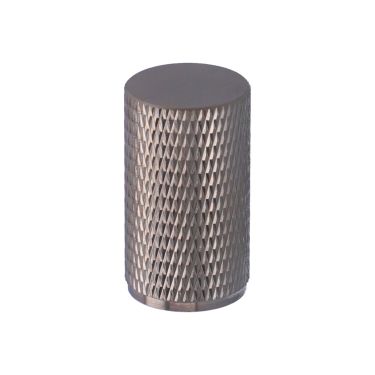 Click Here To Enlarge This Photo Of AW800-35-SN - Alexander & Wilks Brunel Diamond Knurled Cabinet Knob - Satin Nickel - 35mm