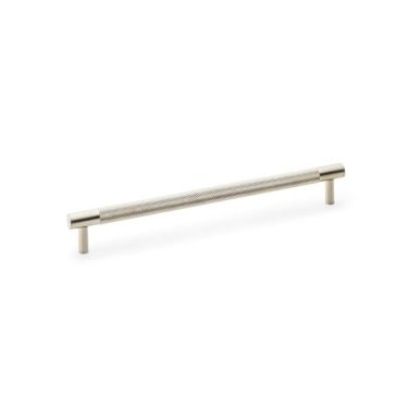 Click Here To Enlarge This Photo Of AW810-224-SN - Alexander & Wilks Brunel Diamond Knurled T-Bar Cabinet Handle - Satin Nickel - 224mm Centres