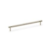AW810-224-SN - Alexander & Wilks Brunel Diamond Knurled T-Bar Cabinet Handle - Satin Nickel - 224mm Centres