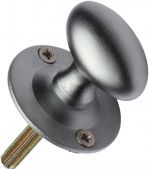 BT5-SC Heritage Brass Oval Thumbturn without Bolt Satin Chrome Finish