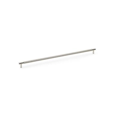 Click Here To Enlarge This Photo Of AW810-448-PN - Alexander & Wilks Brunel Diamond Knurled T-Bar Cabinet Handle - Polished Nickel - 448mm Centres