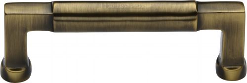 Click Here To Enlarge This Photo Of C0312 101-AT Heritage Brass Cabinet Pull Bauhaus Design 101mm ctc Antique Brass Finish