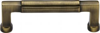 C0312 101-AT Heritage Brass Cabinet Pull Bauhaus Design 101mm ctc Antique Brass Finish