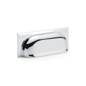 AW905PC - Alexander & Wilks Quantock Cup Pull Handle - Polished Chrome - 96mm c/c