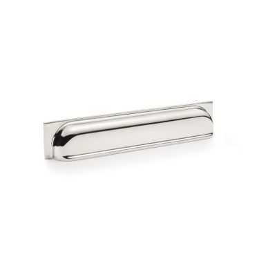 Click Here To Enlarge This Photo Of AW906PNPVD - Alexander & Wilks Quantock Cup Pull Handle - Polished Nickel PVD - 203mm c/c
