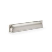 AW906SN - Alexander & Wilks Quantock Cup Pull Handle - Satin Nickel - 203mm c/c