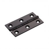 FTD800DMB - Carlisle Brass Fingertip Design Cabinet Hinge 64 x 35 x 2mm Matt Black