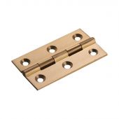FTD800DSB - Carlisle Brass Fingertip Design Cabinet Hinge 64 x 35 x 2mm Satin Brass