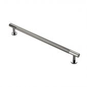 FTD700ECP - Carlisle Brass Fingertip Design Knurled Pull Handle 254mm (224mm c/c) Polished Chrome
