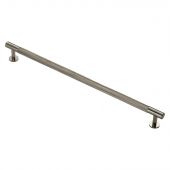 FTD700HSN - Carlisle Brass Fingertip Design Knurled Pull Handle 370mm (320mm c/c) Satin Nickel