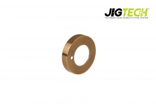 Click Here To Enlarge This Photo Of JTA5205 Jigtech Antique Brass Privacy Cover Rose (pair)