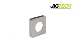 JTA5300 Jigtech Polished Chrome Square Passage Cover Rose (pair)