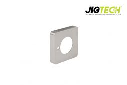 JTA5401 Jigtech Satin Chrome Privacy Square Cover Rose (pair)