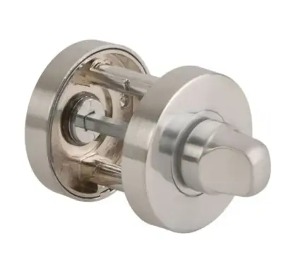 Click Here To Enlarge This Photo Of JTA5501 Jigtech Satin Chrome Round Bathroom Turn & Release Set