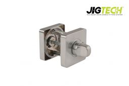 JTA5601 Jigtech Satin Chrome Square Bathroom Turn & Release Set