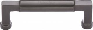 C0312 101-MB Heritage Brass Cabinet Pull Bauhaus Design 101mm ctc Matt Bronze Finish